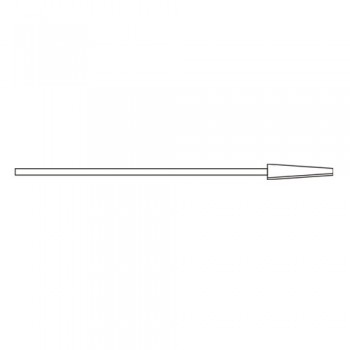 Wullstein Micro Suction Tube Stainless Steel, 4.5 cm - 1 3/4" Diameter 0.6 mm Ø